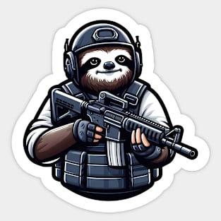 Tactical Sloth Sticker